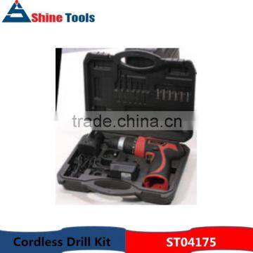 13pcs high power electric power tools electric cordless drill kit