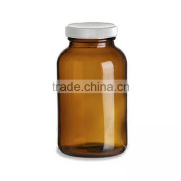 10oz Amber Capsule Glass Bottle photo-4