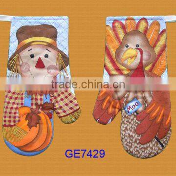 funny cute kitchen glove cheap oven mitts for children