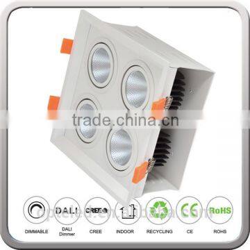 Gimble 4 Heads Square LED COB Downlight photo-6