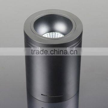 Dimmable 7W 9W LED Surface Mounted COB Downlight with Black/White Color