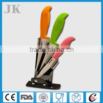 Promotional 4pcs Zirconia colorful ceramic knife for Delier