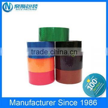 High quality Colored bopp packing tape, color bopp tape