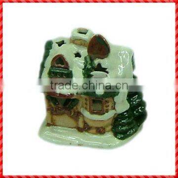 Brand new custom ceramic christmas village houses