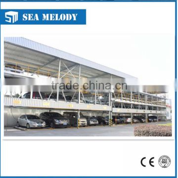 High efficiency and time saving lifting and sliding car parking system