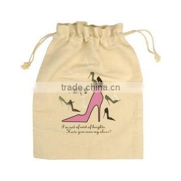 cotton custom velvet drawstring pouch bag