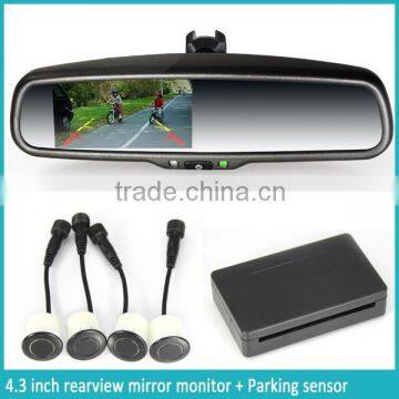 4.3inch High Brightness Monitor With Backup Camera Display Car Rearview Mirror photo-6
