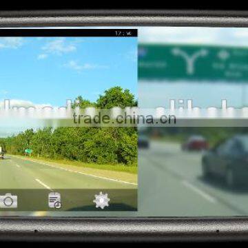 Gps Navigation Car Interoir Rearview Mirror; Dvr Recording; Bluetooth; Google Map;wireless Camera photo-3