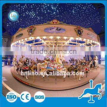 Europen Luxurious Carousel Rides! Amusement Park Fiberglass 72 Seats Carousel Rides photo-3