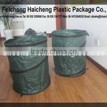 economic pe material pop up bags for garden or home use