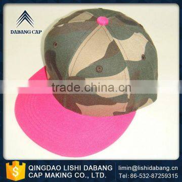 Over 13 years experience custom fabrics cheap acrylic embroidery flat visor caps