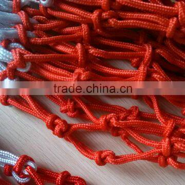 High Quality White and Red Basketball Nets