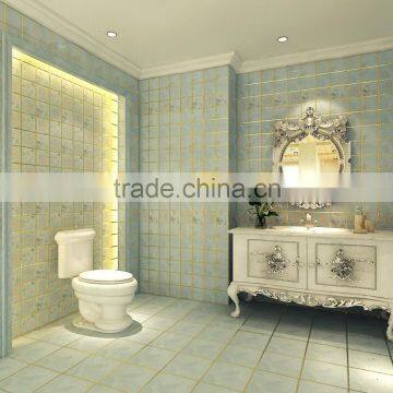 gilded glaze bathromm kitchen tiles made in china