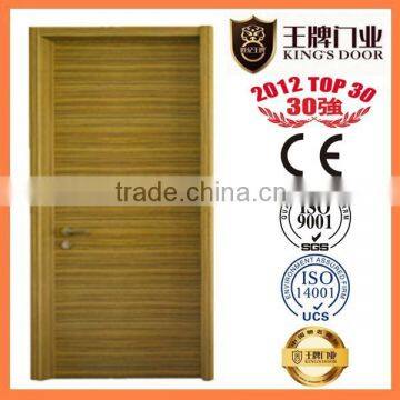 good quality solid wooden toilet door design with door stop