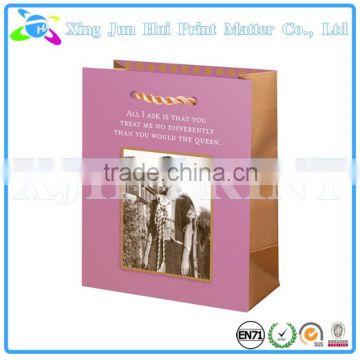 Brown kraft paper bags full printing shopping bag