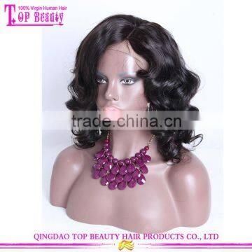 2016 Hot Selling 16 Inches Human Hair Wig Lace Front Wig Brazilian Human Hair Lace Wig photo-4