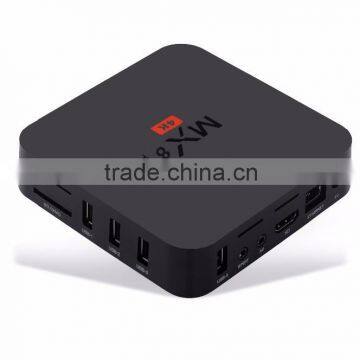 New Dsign Android 5.1 1GB DDR3 RAM Mx8 Plus Smart tv Box Android Mx8 Plus Ott tv Box
