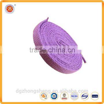 100% Cotton Material Custom Printed Shoelaces Flat Shoelaces Double Lay Shoelaces For Promotion photo-3