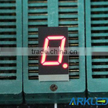 0.43 Inch Single Digit 7 Segment LED Display Red Color