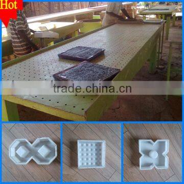 Hot sell in Nigeria,Kenya!interlock tiles making vibro foaming table & plastic mould