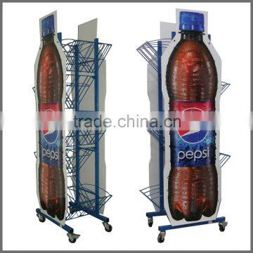 SSW-CM-125 Custom Retail Store Metal Wire Mesh Floor Display Racks China Manufacturer Direct Sales photo-5
