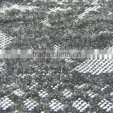 Knit Jacquard Two Layer Jacquard Knitting Fabric TR Composition photo-3