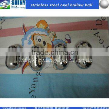 stainless steel oval hollow ball