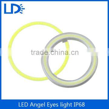 Waterproof 12v 60mm 70mm 80mm cob led angel eyes ring for bmw