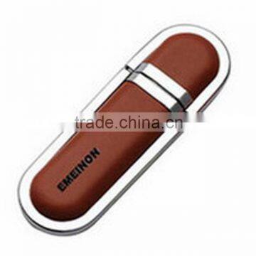 Hot Sale Promotional 8GB Brand Custom Leather USB Flash Drive