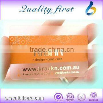 Rewritable EM4100 CR80 Crystal Transparent Chip Cards RFID Cards photo-5