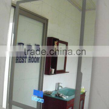 2016 Carton Fair Shows World Best Price Brightly LED Backlit Defogger / Touch Switch Glass Bathroom Mirror With Digital Clock photo-3