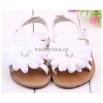 2016 Newest Plastic Flower Baby Girl Sandals