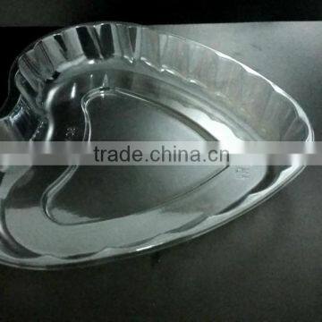 High Quality Plastic Fruit Plate Heart Type Snack Container photo-5