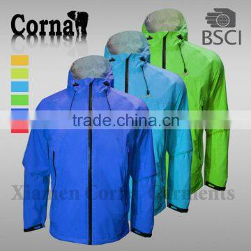 Mens waterproof breathable cycling jackets