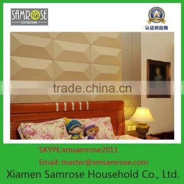Long roof china home decor wholesale faux leather polyurethane price 3d wholesale wall decor