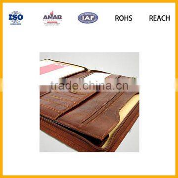 Leading Office Supplier Creative Design Leather Notebook Cover Presentation Cover Document Cover photo-4