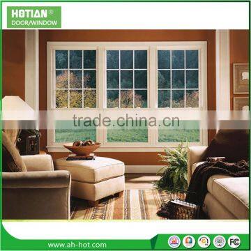 Tilt and Turn Window Hinges Double Glass PVC Hung Window Cheap PVC Window with Fixed Glass