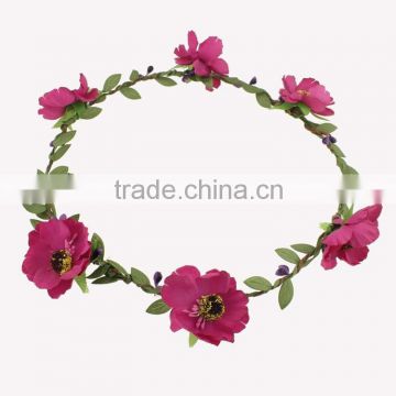 Wholesale 6 floral flowers hairband ,daisy girl/woman flower hairband headband