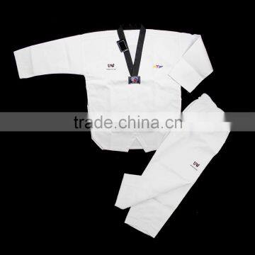 White taekwondo uniform V-neck Taekwondo uniform