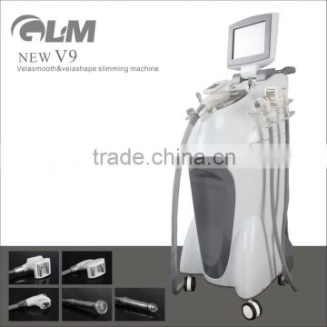 New arrival, high quality. 800W high power+700nm Infrared+5MHZ radiofrequency+vacuum roller velashape machine/ health and beauty