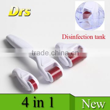 Factory selling newest 4 in 1 derma roller kit with integrated packing for skin nursing