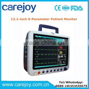 Hot sale 12 inch Patient Monitor 6 Parameters Patient Monitoring suitable for ICU CCU operation room