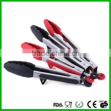 Eco-friendly kitchenware/Silicone Tongs BBQ Clips