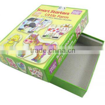 Wooden puzzle Gifts & crafts paper boxes world box printing