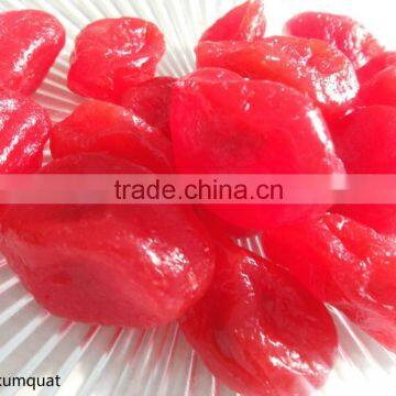 dried kumquat with red color