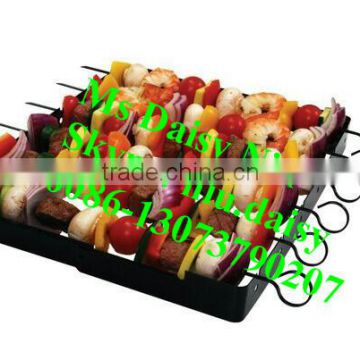 circle type BBQ skewers set/BBQ skewers with stand/BBQ kabob rack