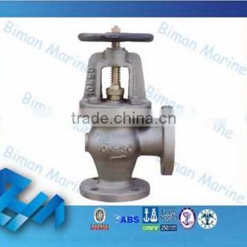 MARINE CAST IRON JIS 10K SCREW-DOWN Angle Stop Valve