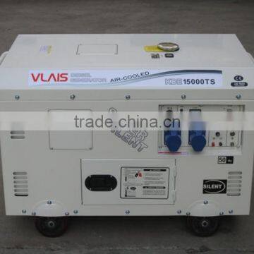 Guangzhou CE Approved 12kw portable diesel generator silent air cooled generator diesel for sale