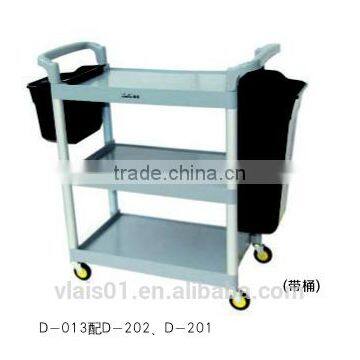 Small professional 3 layers trolley cart