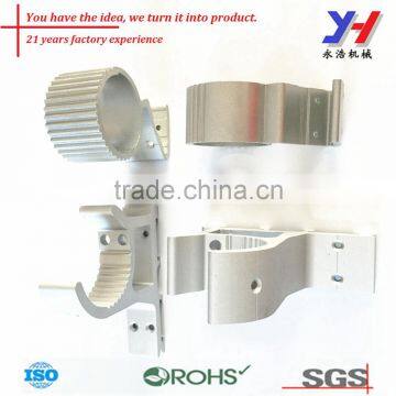 Factory direct sale aluminum extruded support part/Aluminum stamping part